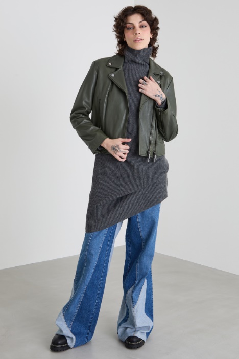 Ribbed midi knit dress Intrend