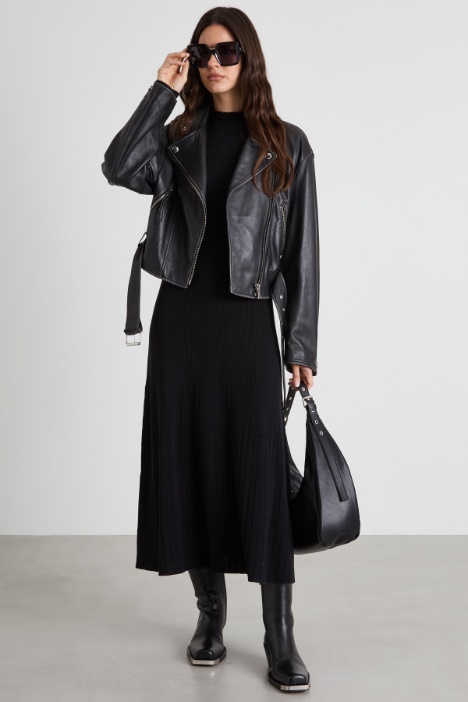 Rib-knit dress Intrend