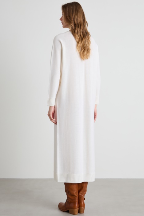 Abito longuette in lana