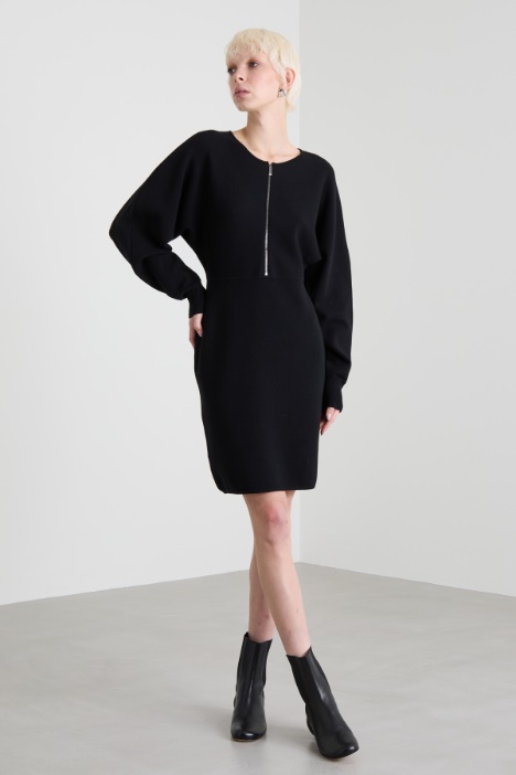 Abito corto in maglia