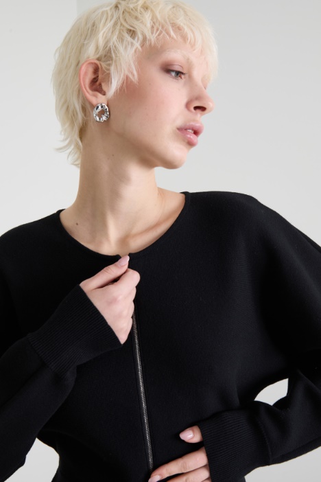 Abito corto in maglia