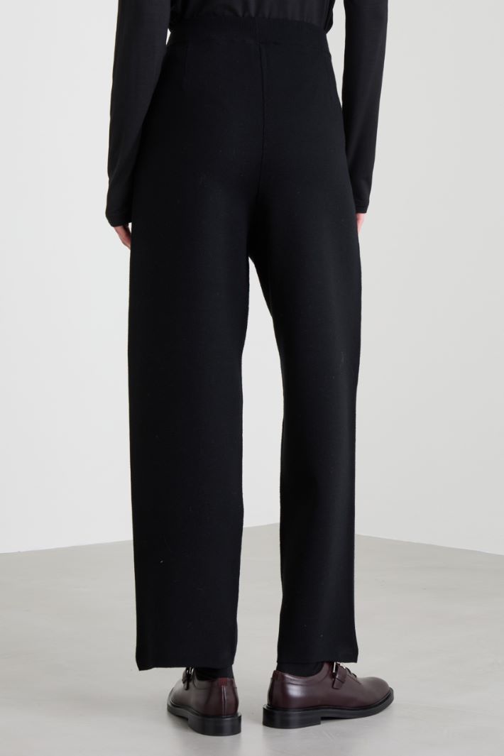 Straight knit trousers Intrend - 3