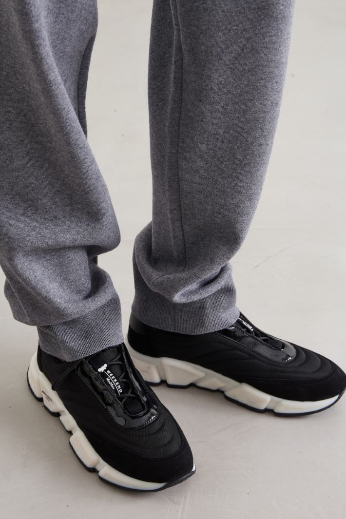Pantaloni jogger in maglia Intrend - 4