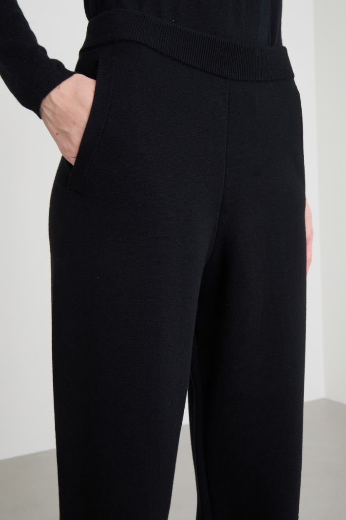 Pantaloni jogger in maglia Intrend - 4