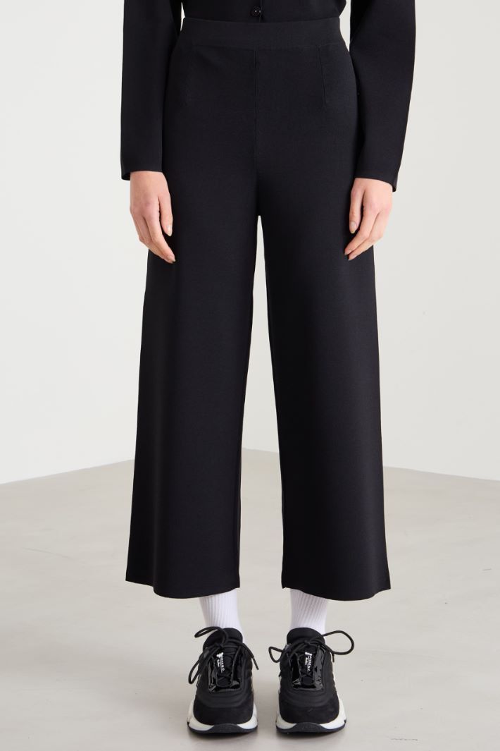 Pantaloni in maglia crépe Intrend - 2