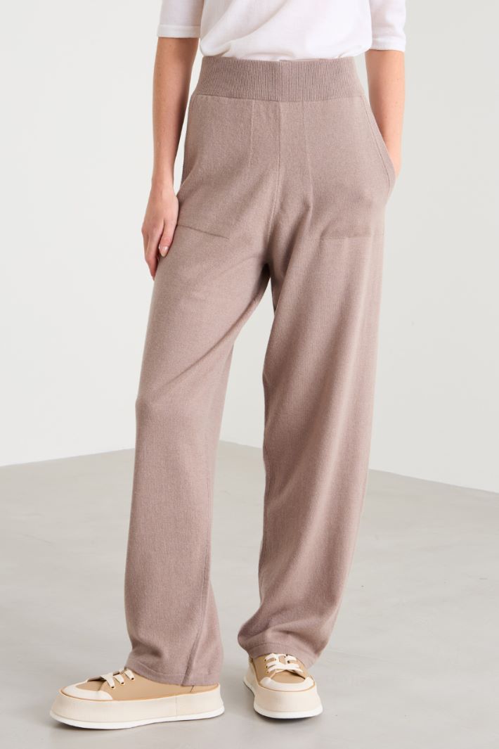 Pantaloni in lana e cashmere Intrend - 2