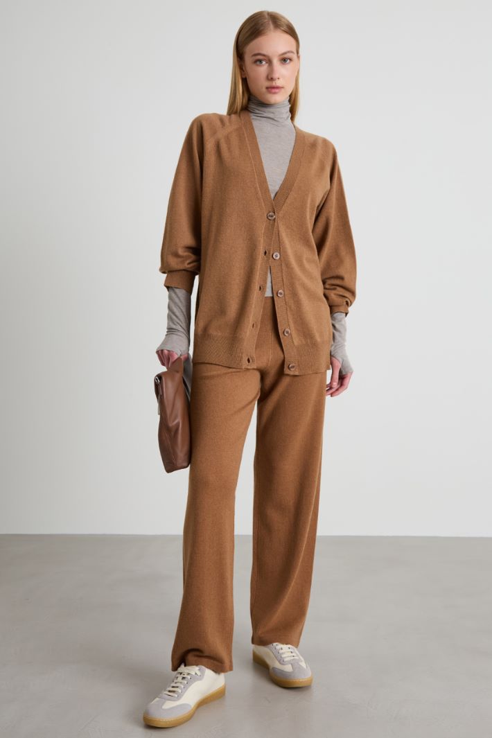 Pantaloni in lana e cashmere Intrend