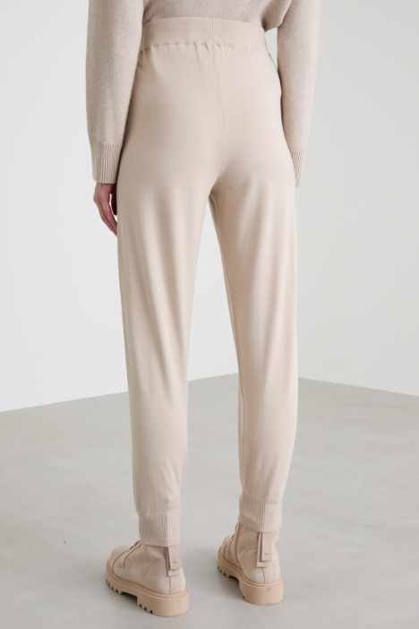 Pantaloni jogger in viscosa