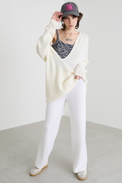 Straight wool trousers Intrend