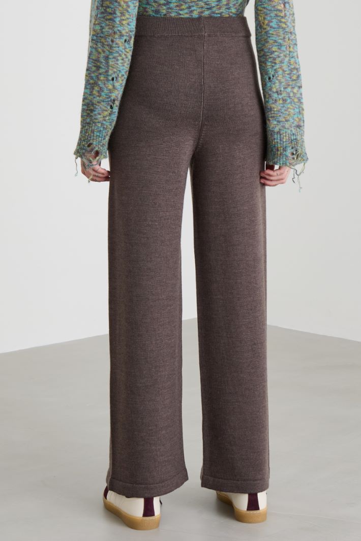 Pantaloni dritti in lana Intrend - 3