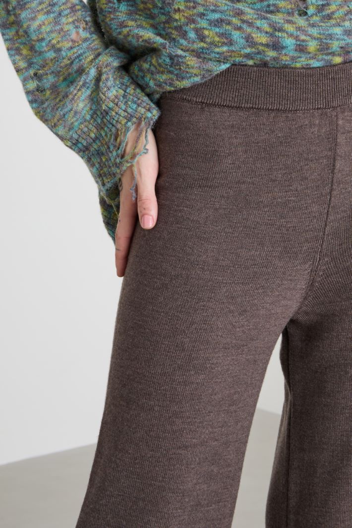 Pantaloni dritti in lana Intrend - 4