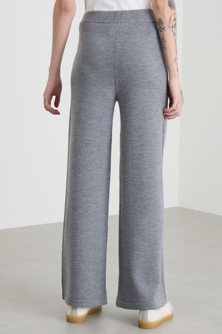Pantaloni dritti in lana Intrend - 3
