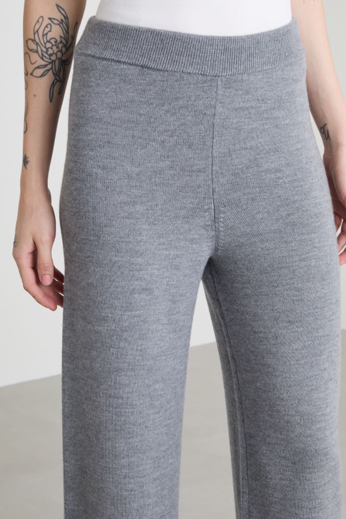 Pantaloni dritti in lana Intrend - 4