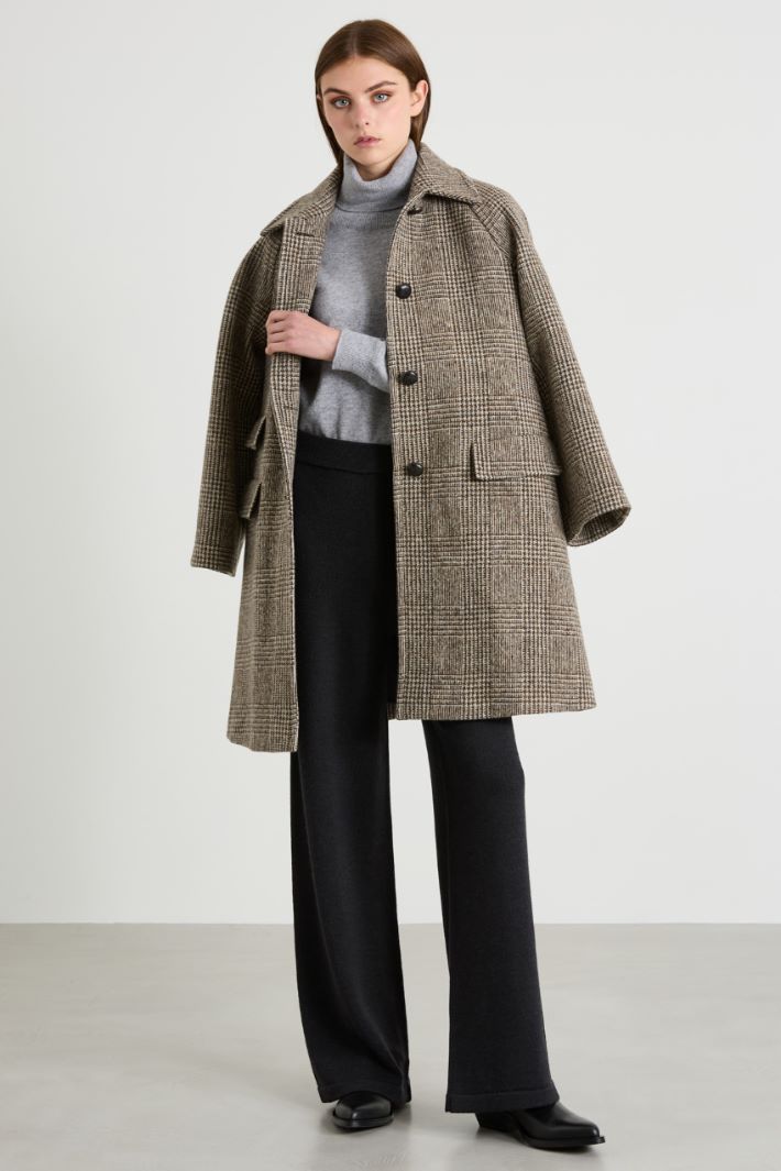 Pantaloni dritti in lana Intrend