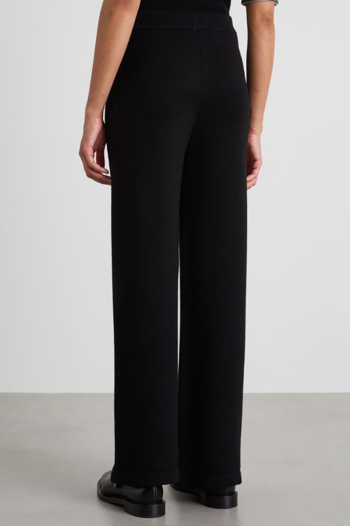 Pantaloni dritti in lana Intrend - 3