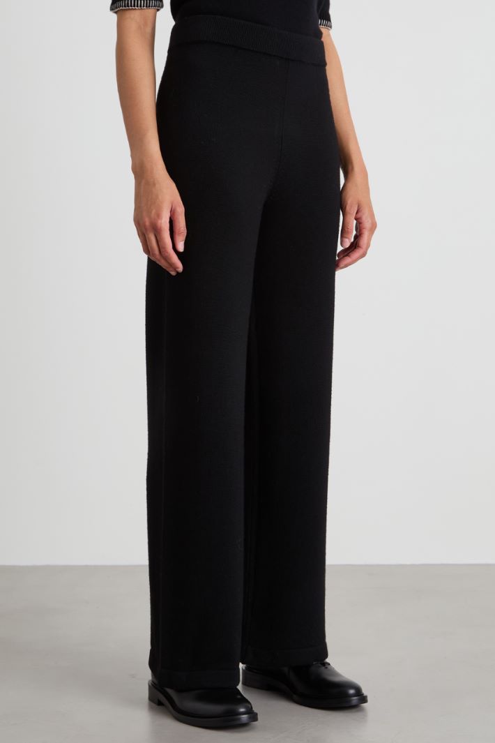 Pantaloni dritti in lana Intrend - 2