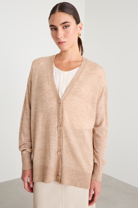 Wool and alpaca cardigan Intrend