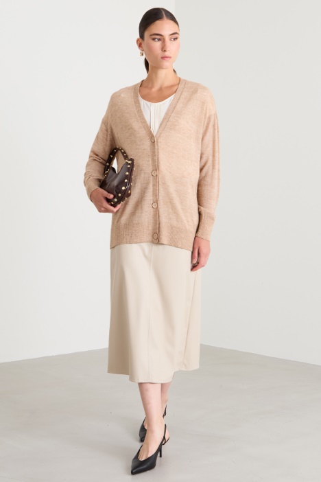 Wool and alpaca cardigan Intrend