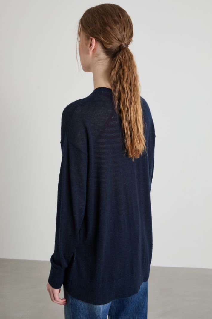Wool and alpaca cardigan Intrend - 2