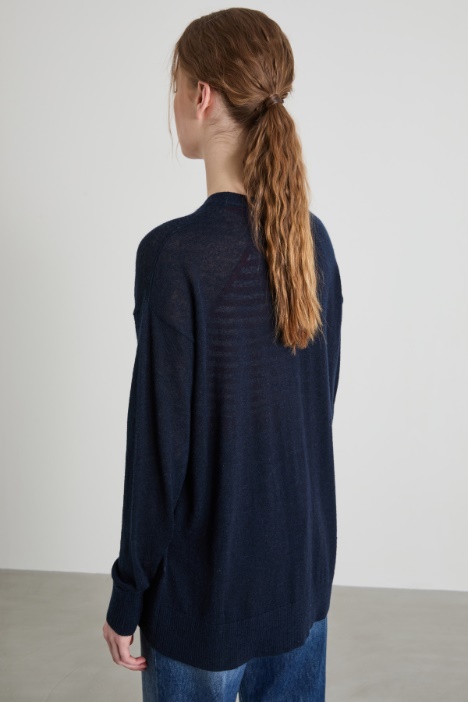 Cárdigan de lana y alpaca