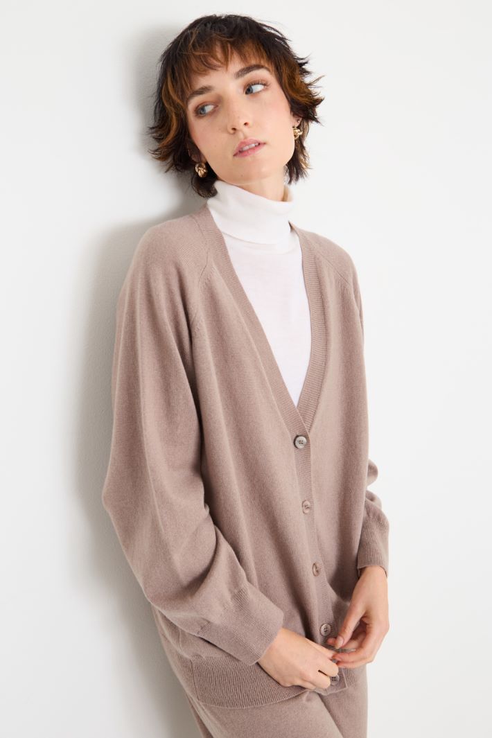 Wool and cashmere cardigan Intrend