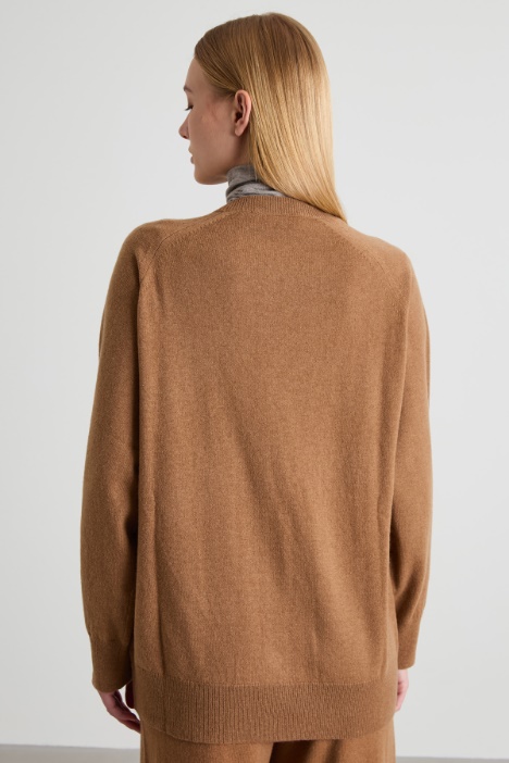 Cardigan in lana e cashmere