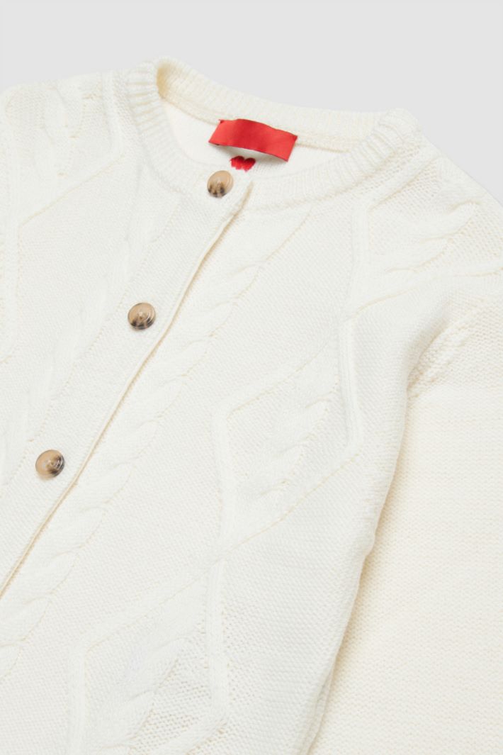 Mix knit cardigan Intrend - 5