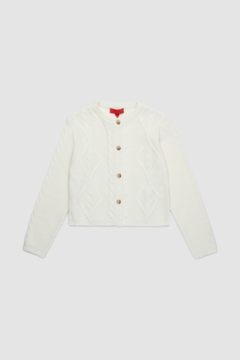 Cárdigan con detalles de punto Intrend