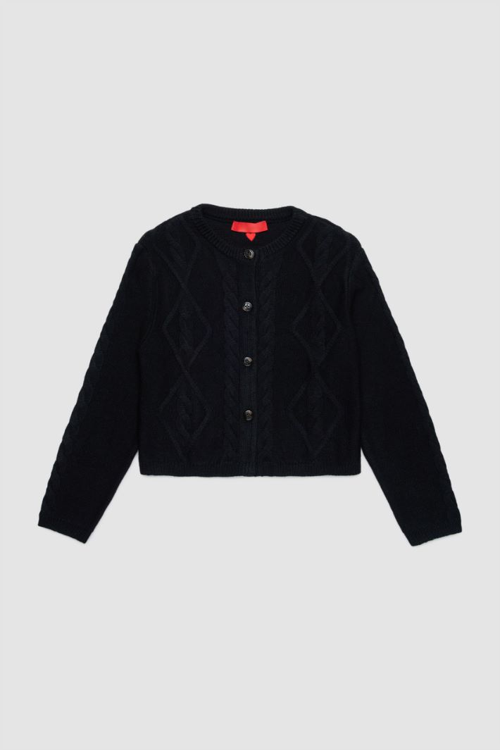 Cárdigan con detalles de punto Intrend