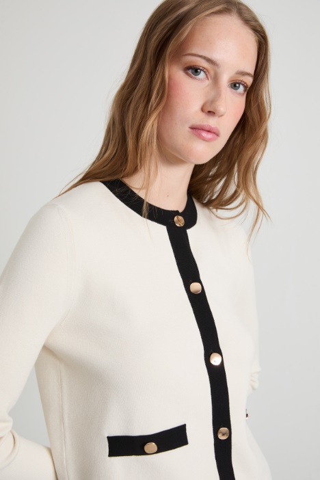 Giacca in maglia di viscosa