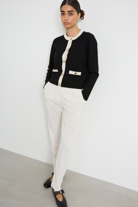 Viscose knit jacket Intrend