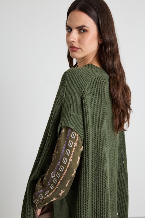 Cappa in maglia a rete