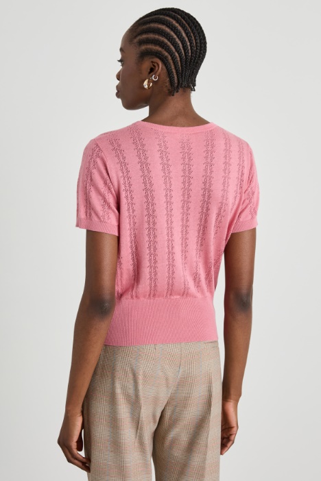 Maglia in lana e seta