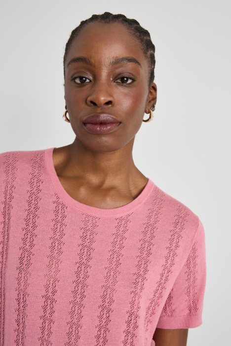 Maglia in lana e seta