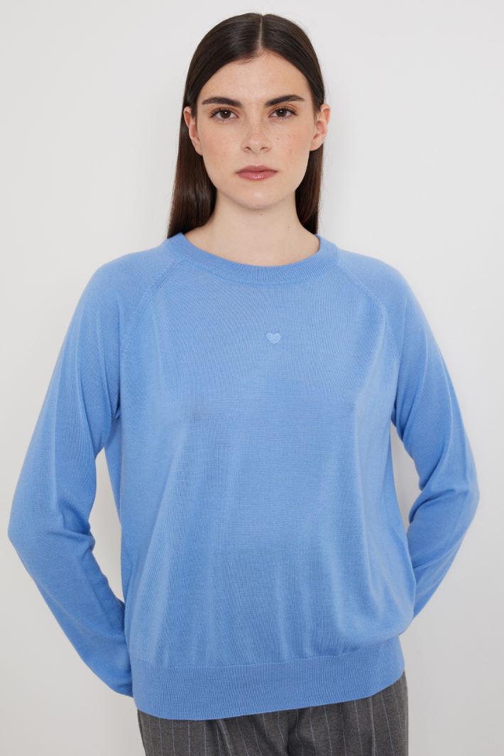Maglia in lana con ricamo Intrend - 2
