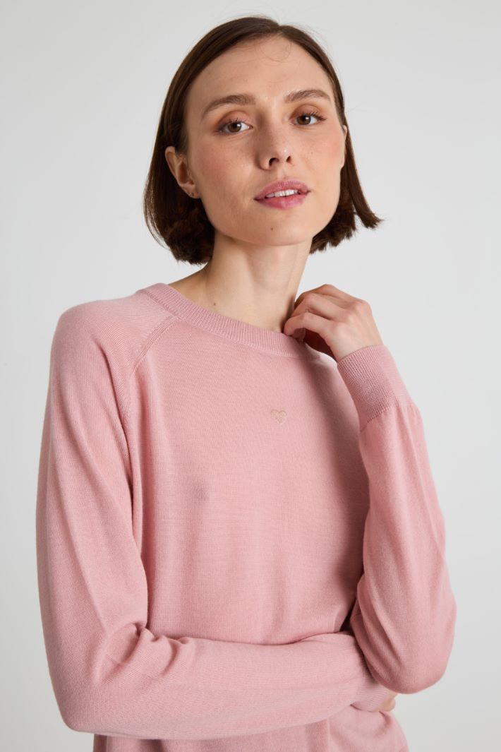 Maglia in lana con ricamo Intrend - 3