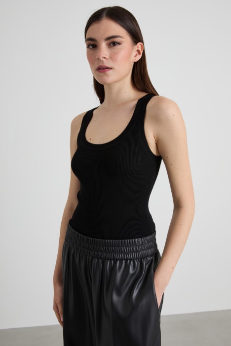 Crepe yarn top Intrend