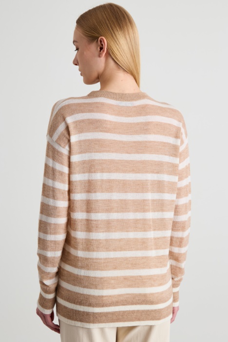 Maglia leggera in lana e alpaca