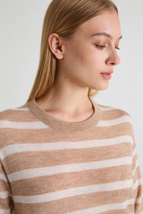 Maglia leggera in lana e alpaca