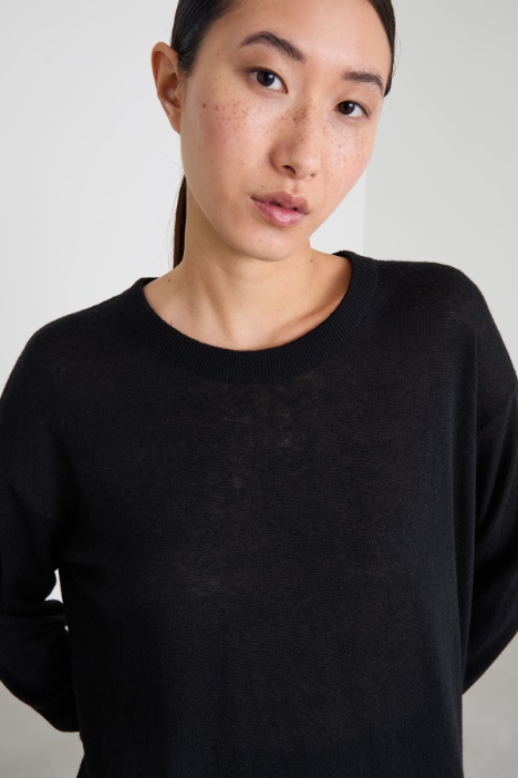 Suéter ligero de lana y alpaca