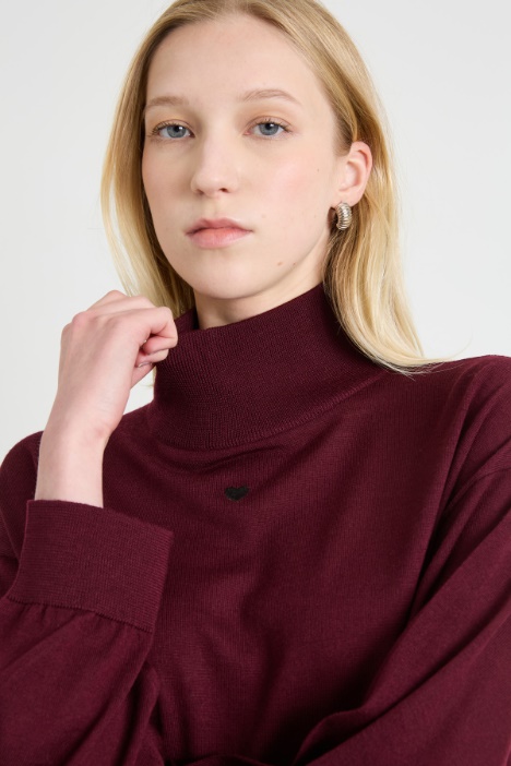 Maglia over in pura lana