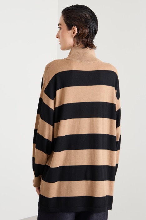 Maglia over in pura lana