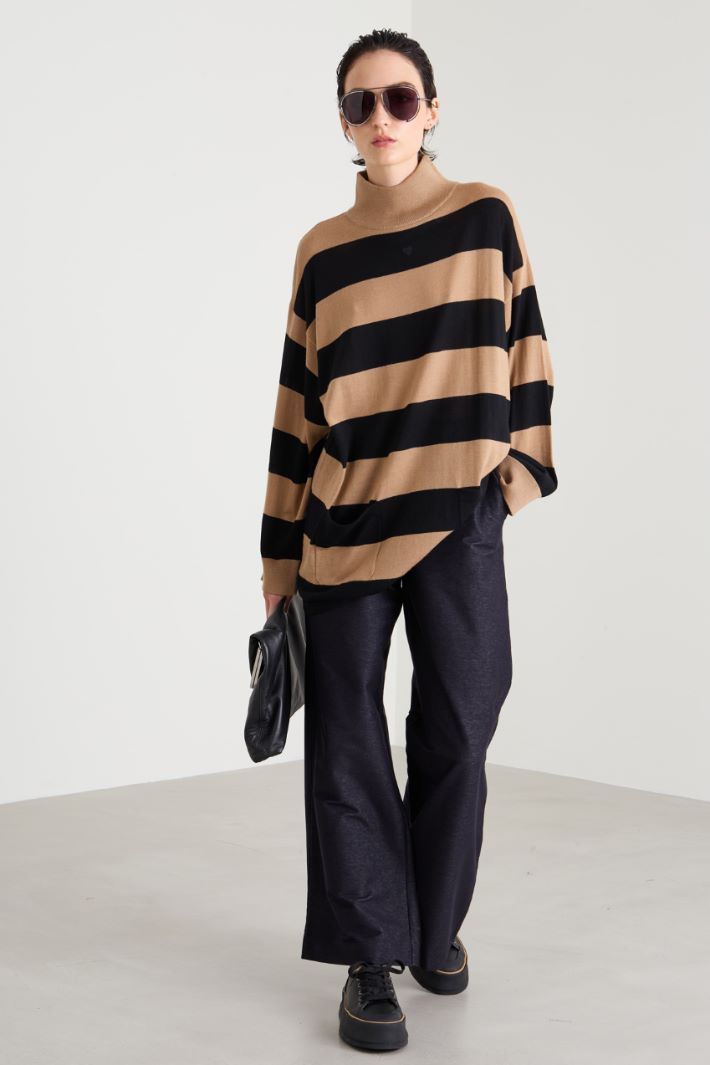 Wool oversized sweater Intrend - 3