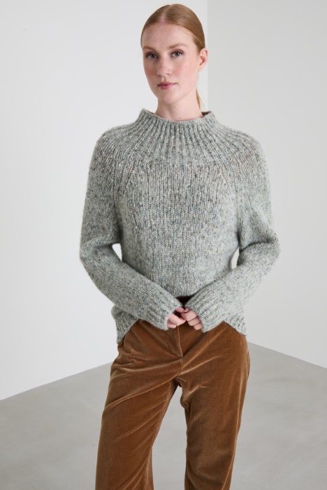 Alpaca melange sweater Intrend