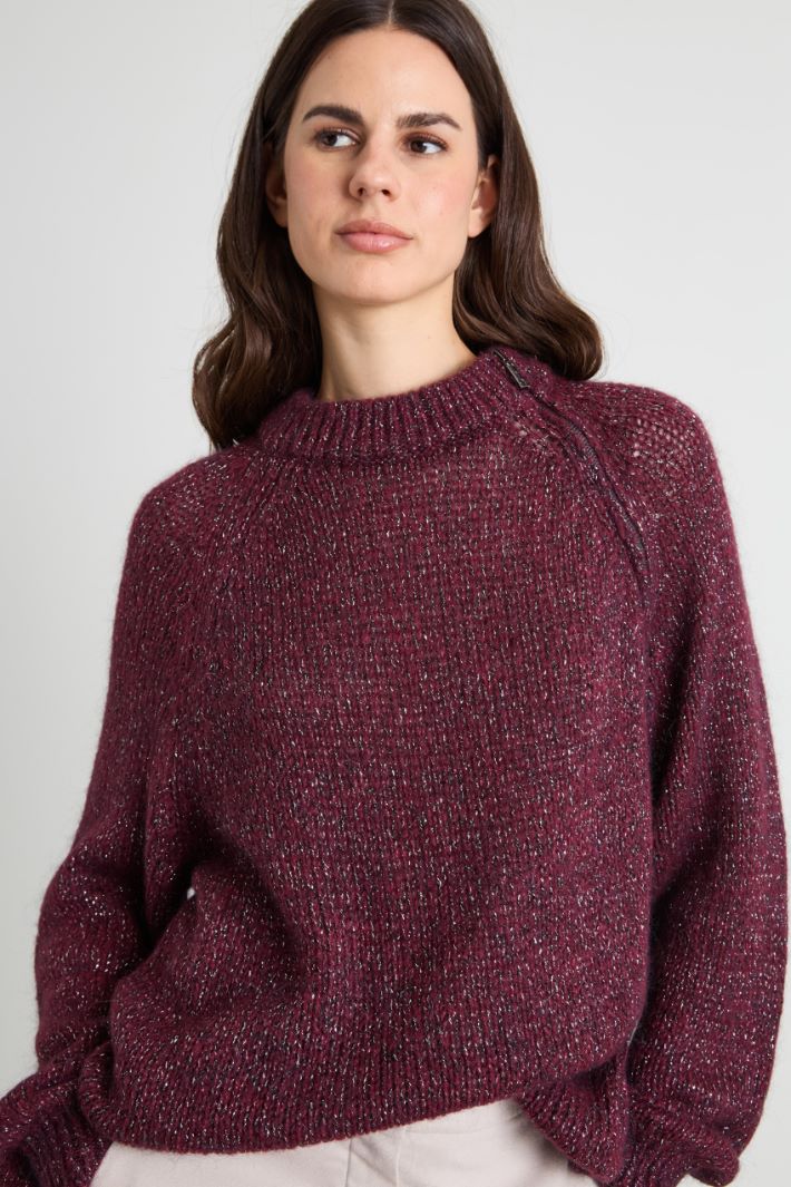 Sweater with zip detail Intrend - 4