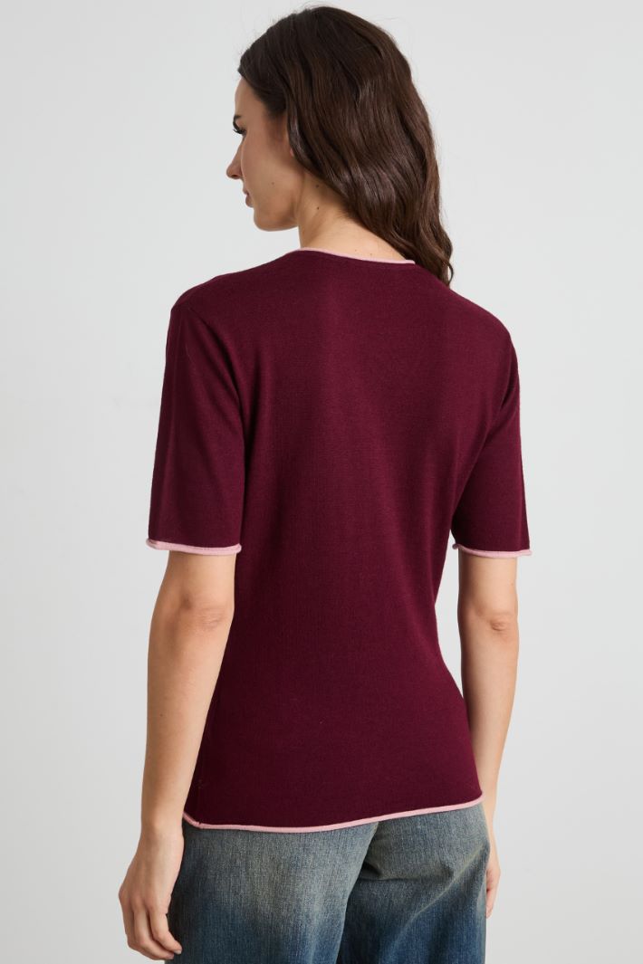 Maglia a V con ricamo Intrend - 2