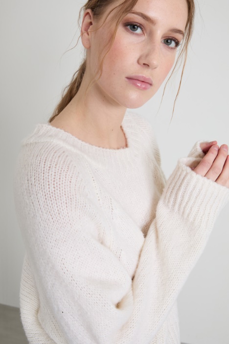 Maglia in lana e cashmere