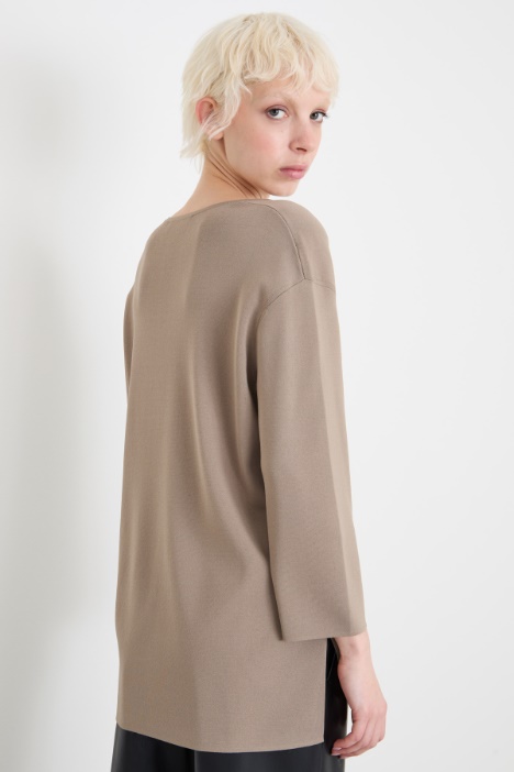 Jersey en crepé de viscosa