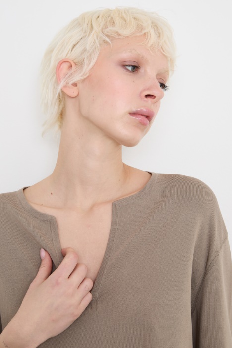 Jersey en crepé de viscosa