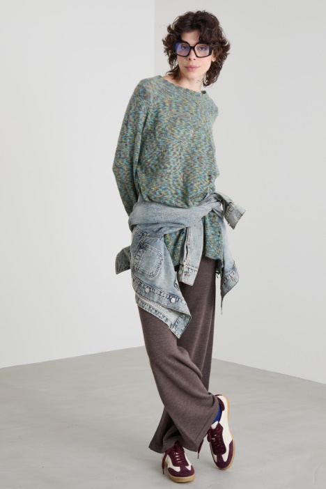 Sweater with openwork motifs Intrend
